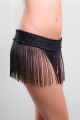 Jupe sexy à franges PAMPILLE