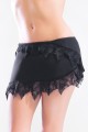 Ema - Mini jupe tissus et dentelle en froufrou